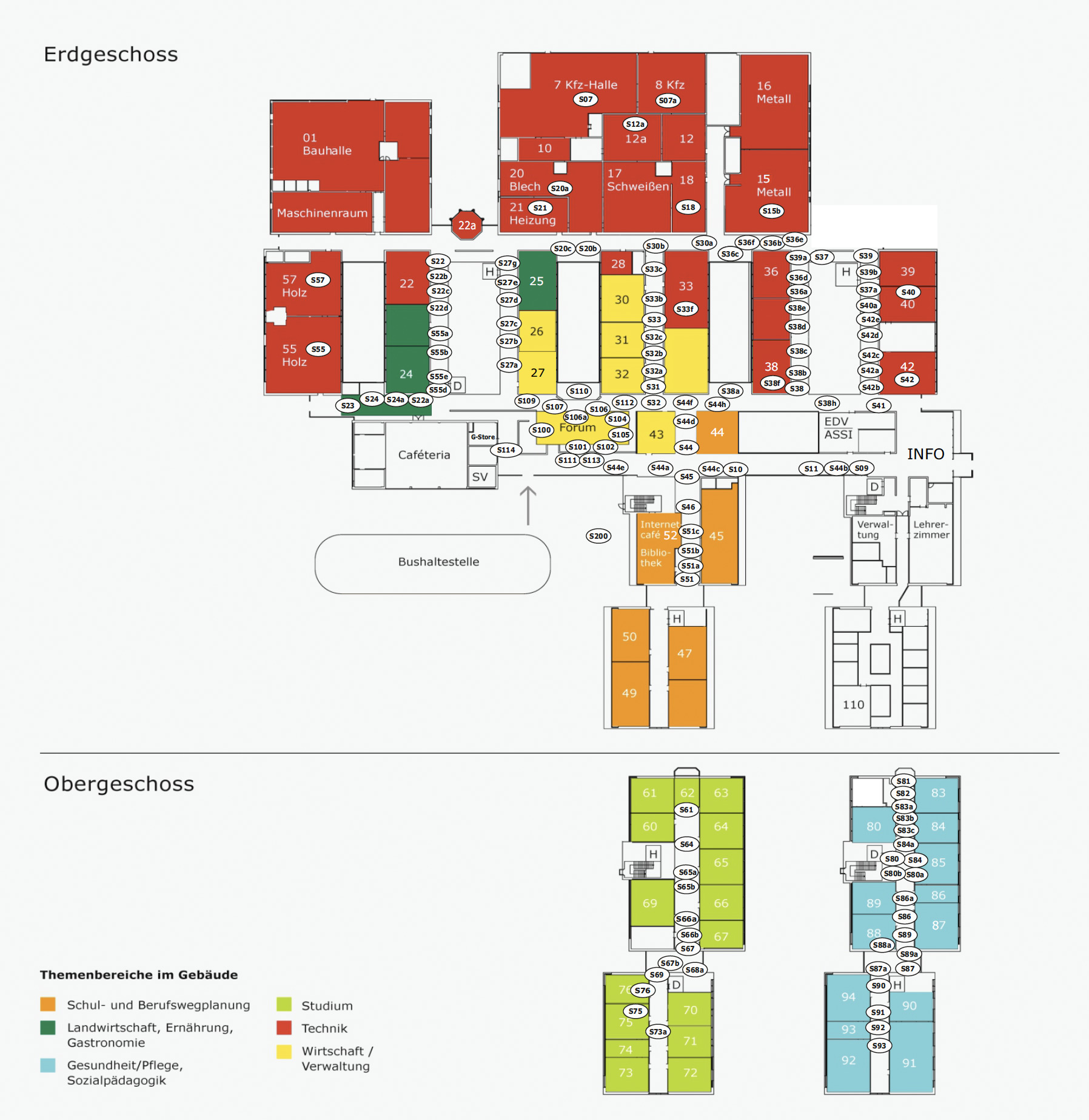 Lageplan des BOT